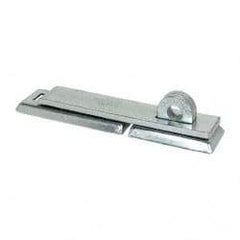 American Lock - 1-5/8" Long x 7-1/4" Wide, Straight Hasp - Hardened Steel - Exact Tool & Supply