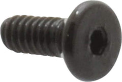 Value Collection - #0-80 UNF Hex Socket Drive, Flat Screw - Alloy Steel, Black Oxide Finish, Fully Threaded, 3/16" OAL - Exact Tool & Supply