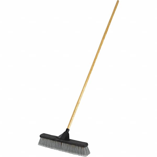 Rubbermaid - 18" Combo Duty Polyethylene Push Broom - Exact Tool & Supply