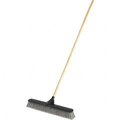 Rubbermaid - 24" Fine Particle Polyethylene Push Broom - Exact Tool & Supply