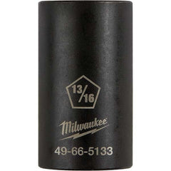 Milwaukee Tool - 1/2" Drive 13/16" Universal Thin Wall Nonsparking Deep Impact Socket - Exact Tool & Supply
