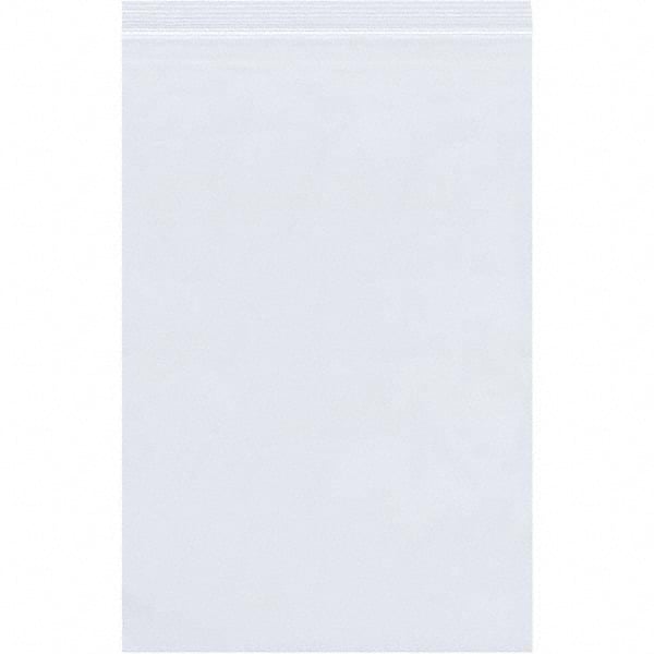 Value Collection - Pack of (500), 10 x 24" 2 mil Reclosable Poly Bags - Exact Tool & Supply