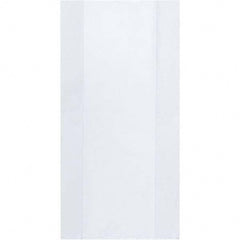 Value Collection - Pack of (500), 10 x 24", 3 mil Gusseted Poly Bags - Exact Tool & Supply