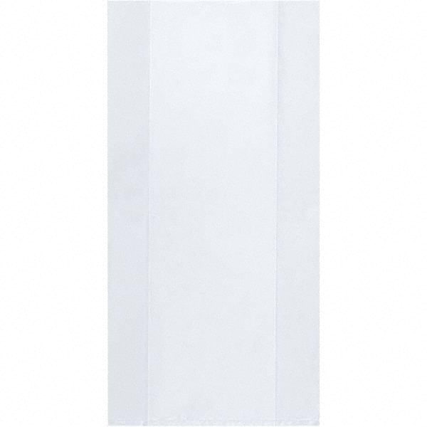Value Collection - Pack of (1,000), 4 x 8", 2 mil Gusseted Poly Bags - Exact Tool & Supply