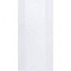 Value Collection - Pack of (1,000), 4 x 8", 2 mil Gusseted Poly Bags - Exact Tool & Supply
