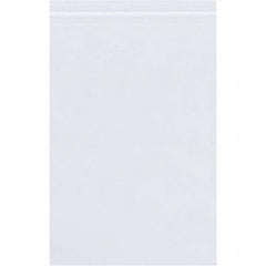 Value Collection - Pack of (1000), 8 x 20" 2 mil Reclosable Poly Bags - Exact Tool & Supply