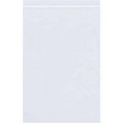 Value Collection - Pack of (100), 18 x 24" 6 mil Reclosable Poly Bags - Exact Tool & Supply
