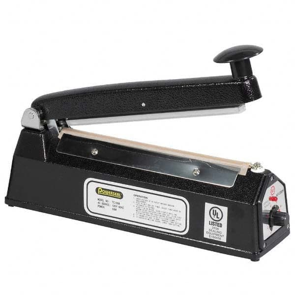 Value Collection - Polybag & Impulse Sealers Type: Table Top Thermal Impulse Sealer Maximum Seal Size: 8 (Inch) - Exact Tool & Supply
