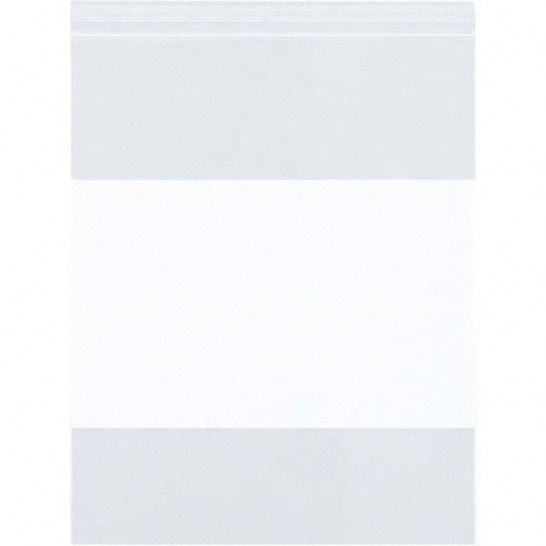 Value Collection - Pack of (1000), 4 x 8" 4 mil Reclosable Poly Bags - Exact Tool & Supply