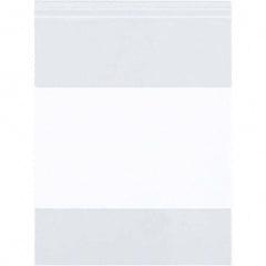 Value Collection - Pack of (1000), 4 x 8" 4 mil Reclosable Poly Bags - Exact Tool & Supply