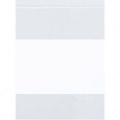 Value Collection - Pack of (1000), 8 x 12" 4 mil Reclosable Poly Bags - Exact Tool & Supply