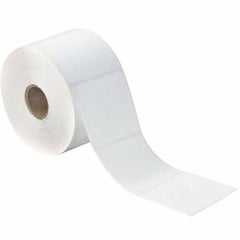 Value Collection - Pack of 12 Rolls, 735 Labels per Roll, 2-1/4" x 2" White Paper Thermal Labels - Exact Tool & Supply