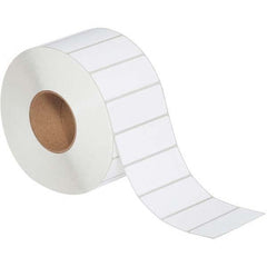 Value Collection - Pack of 4 Rolls, 3,850 Labels per Roll, 4" x 1-1/2" White Topcoated Facestock Thermal Labels - Exact Tool & Supply