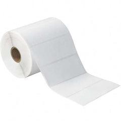 Value Collection - Pack of 12 Rolls, 960 Labels per Roll, 4" x 1-1/2" White Paper Thermal Labels - Exact Tool & Supply