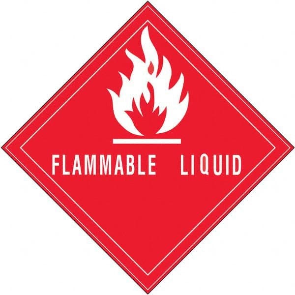 Tape Logic - Shipping Label, Header: Flammable Warning - Exact Tool & Supply