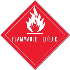 Tape Logic - Shipping Label, Header: Flammable Warning - Exact Tool & Supply