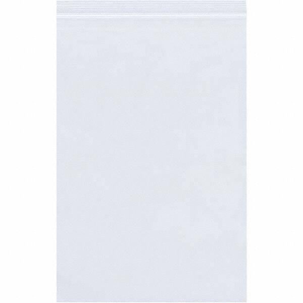 Value Collection - Pack of (500), 8 x 24" 4 mil Reclosable Poly Bags - Exact Tool & Supply