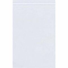 Value Collection - Pack of (500), 8 x 24" 4 mil Reclosable Poly Bags - Exact Tool & Supply
