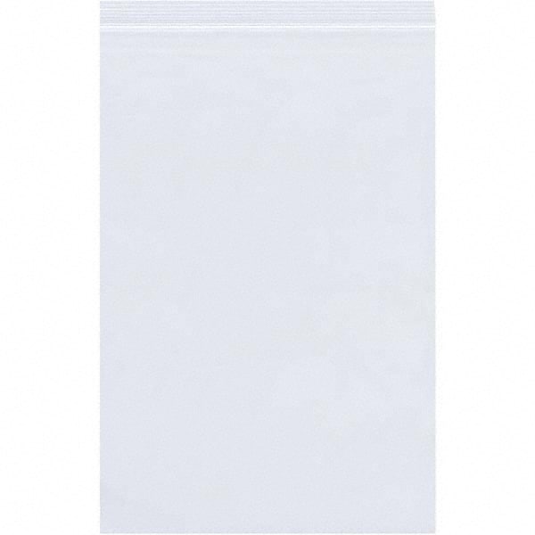Value Collection - Pack of (500), 10 x 18" 6 mil Reclosable Poly Bags - Exact Tool & Supply