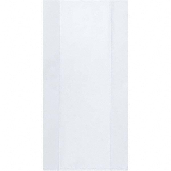Value Collection - Pack of (1000), 4 x 12" 2 mil Gusseted Poly Bags - Exact Tool & Supply