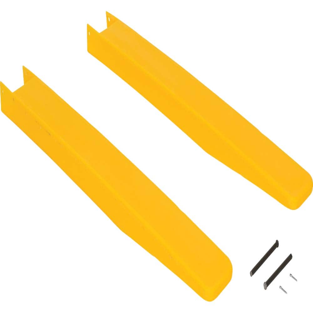 Vestil - Forklift Attachments; Type: Fork Blade Protectors ; Fork Width (Inch): 6-15/16 ; Width (Inch): 6-15/16 ; Overall Height (Inch): 2-3/8 ; Length (Inch): 44-7/8 - Exact Tool & Supply