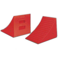 Checkers - Wheel Chocks Width (Inch): 14 Height (Inch): 14 - Exact Tool & Supply