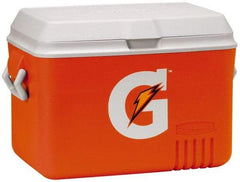 Gatorade - 48 Qt Ice Chest - Plastic, Orange/White - Exact Tool & Supply
