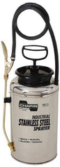 Chapin - 2 Gal Garden Hand Sprayer - Stainless Steel Tank, Wide Mouth, Reinforced Hose, For Industrial Applications - Exact Tool & Supply
