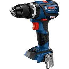 Bosch - 18 Volt 1/2" Keyless Chuck Cordless Hammer Drill - 0 to 28,500 BPM, 0 to 600 & 0 to 1,900 RPM, Reversible - Exact Tool & Supply