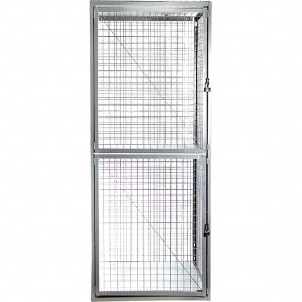 Folding Guard - Locker Accessories Type: Back Panel For Use With: Stor-More Framed Welded Wire Bulk Storage Lockers - Exact Tool & Supply