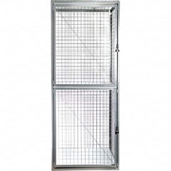 Folding Guard - Locker Accessories Type: Back Panel For Use With: Stor-More Framed Welded Wire Bulk Storage Lockers - Exact Tool & Supply