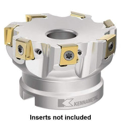 Kennametal - Indexable Square-Shoulder Face Mills Cutting Diameter (mm): 125.00 Cutting Diameter (Decimal Inch): 4.9213 - Exact Tool & Supply