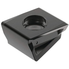 Kennametal - LNGQ120620 GE Grade KCK20 Carbide Milling Insert - TiN Coated, 1/4" Thick, 4.9mm Inscribed Circle - Exact Tool & Supply