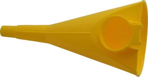 Eagle - 9 Inch Long, Safety Can Poly Funnel - Compatible with 1/2 and 5 Gallon Type I Safety Cans - Exact Tool & Supply