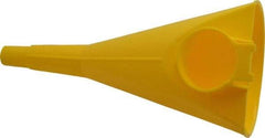 Eagle - 9 Inch Long, Safety Can Poly Funnel - Compatible with 1/2 and 5 Gallon Type I Safety Cans - Exact Tool & Supply