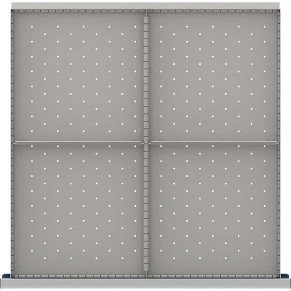 LISTA - 4-Compartment Drawer Divider Layout for 3.15" High Drawers - Exact Tool & Supply