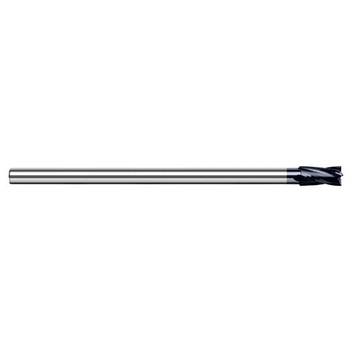 End Mills - Reduced Shank End Mills - 0.3750″ (3/8″) Cutter Diameter × 0.5630″ Length of Cut Carbide Reduce Shank Square End Mill, 4 Flutes, AlTiN Coated - Exact Tool & Supply