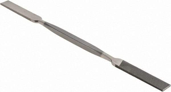 Grobet - 7" Riffler Precision Swiss Pattern File - Silversmith's Handle - Exact Tool & Supply