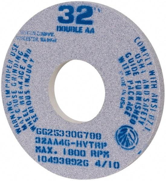 Norton - 14" Diam x 5" Hole x 1" Thick, H Hardness, 46 Grit Surface Grinding Wheel - Aluminum Oxide, Type 1, Coarse Grade, 1,800 Max RPM, Vitrified Bond - Exact Tool & Supply