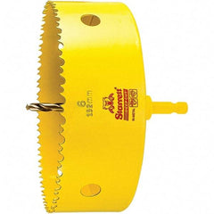 Starrett - 6" Diam, 2" Cutting Depth, Hole Saw - High Speed Steel Saw, Toothed Edge - Exact Tool & Supply