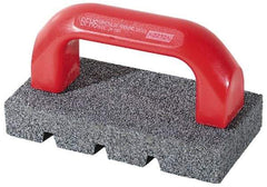 Norton - 20 Grit Silicon Carbide Rectangular Roughing Stone - Very Coarse Grade, 3-1/2" Wide x 8" Long x 1-1/2" Thick - Exact Tool & Supply
