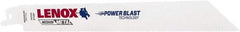 Lenox - 8" Long x 3/4" Thick, Bi-Metal Reciprocating Saw Blade - Tapered Profile, 18 TPI, Toothed Edge, Universal Shank - Exact Tool & Supply