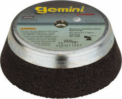 Norton - 6" Diam, 2" Overall Thickness, 16 Grit, Type 11 Tool & Cutter Grinding Wheel - Very Coarse Grade, Aluminum Oxide/Silicon Carbide Blend, Q Hardness, 6,000 RPM - Exact Tool & Supply