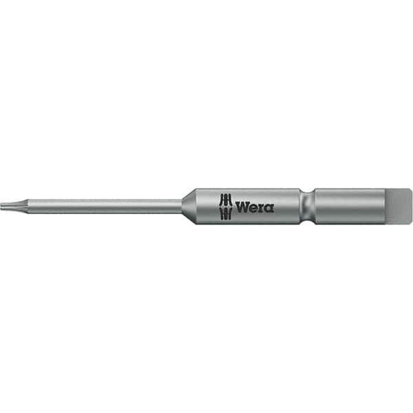 Wera - 4mm Drive IPR3 Tamperproof Torx Screwdriver Bit - 44mm OAL, Power Bit - Exact Tool & Supply