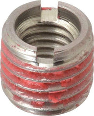 E-Z LOK - 1/2-13 Internal, 3/4-10 External, UNC, 21/32" Insert Length, Self-Lock Standard Wall Thread Locking Inserts - Stainless Steel, Bright Finish, Grade 303, Use Tool 500-7 - Exact Tool & Supply