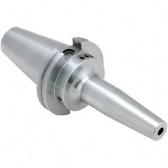 Techniks - 1/4" Hole Diam, CAT50 Taper Shank Shrink Fit Tool Holder & Adapter - 8" Projection, 0.71" Nose Diam, Through Coolant - Exact Tool & Supply