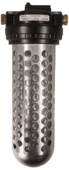 Coilhose Pneumatics - Desiccant Air Dryer - 3/8" NPT Inlet/Outlet x 4-1/2" Wide x 12-1/4" High - Exact Tool & Supply