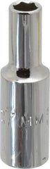Proto - 3/8" Drive, Deep Hand Socket - 6 Points, 2-1/8" OAL, Chrome Finish - Exact Tool & Supply