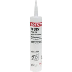 Loctite - 300 mL Cartridge Clear RTV Silicone Joint Sealant - -65 to 450°F Operating Temp, 30 min Tack Free Dry Time, 24 hr Full Cure Time - Exact Tool & Supply
