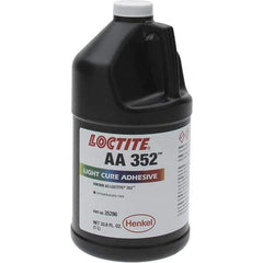 Loctite - 1 L Bottle Clear Light Cure Adhesive - 352 1 LITER UV LOCTITE LTCURE ADHS - Exact Tool & Supply